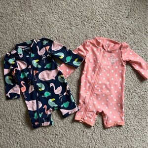 Carters 3-6m bathing suits